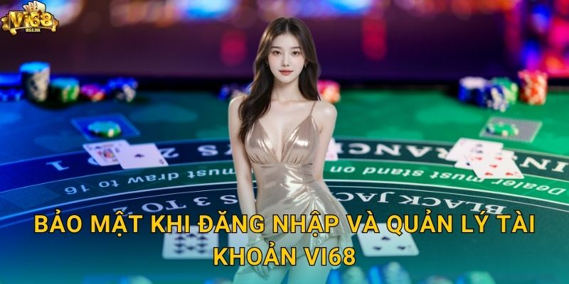 Bảo mật khi Đăng nhập và quản lý tài khoản Vi68