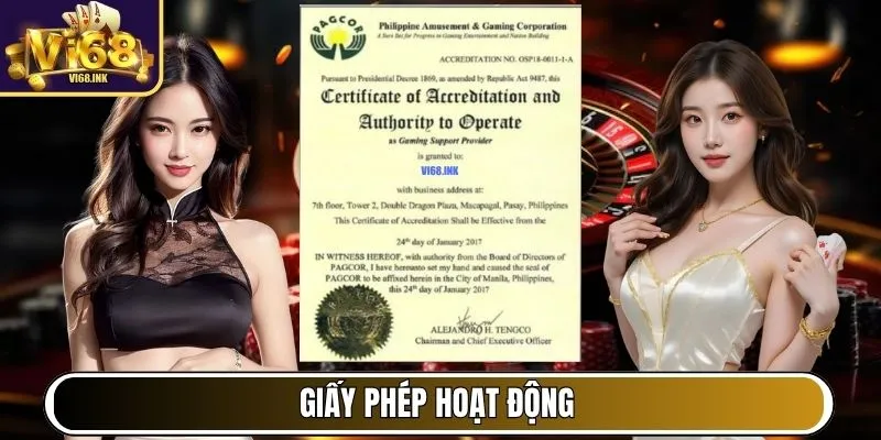 Giấy phép hoạt động